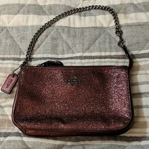 Sparkly Maroon Coach purse